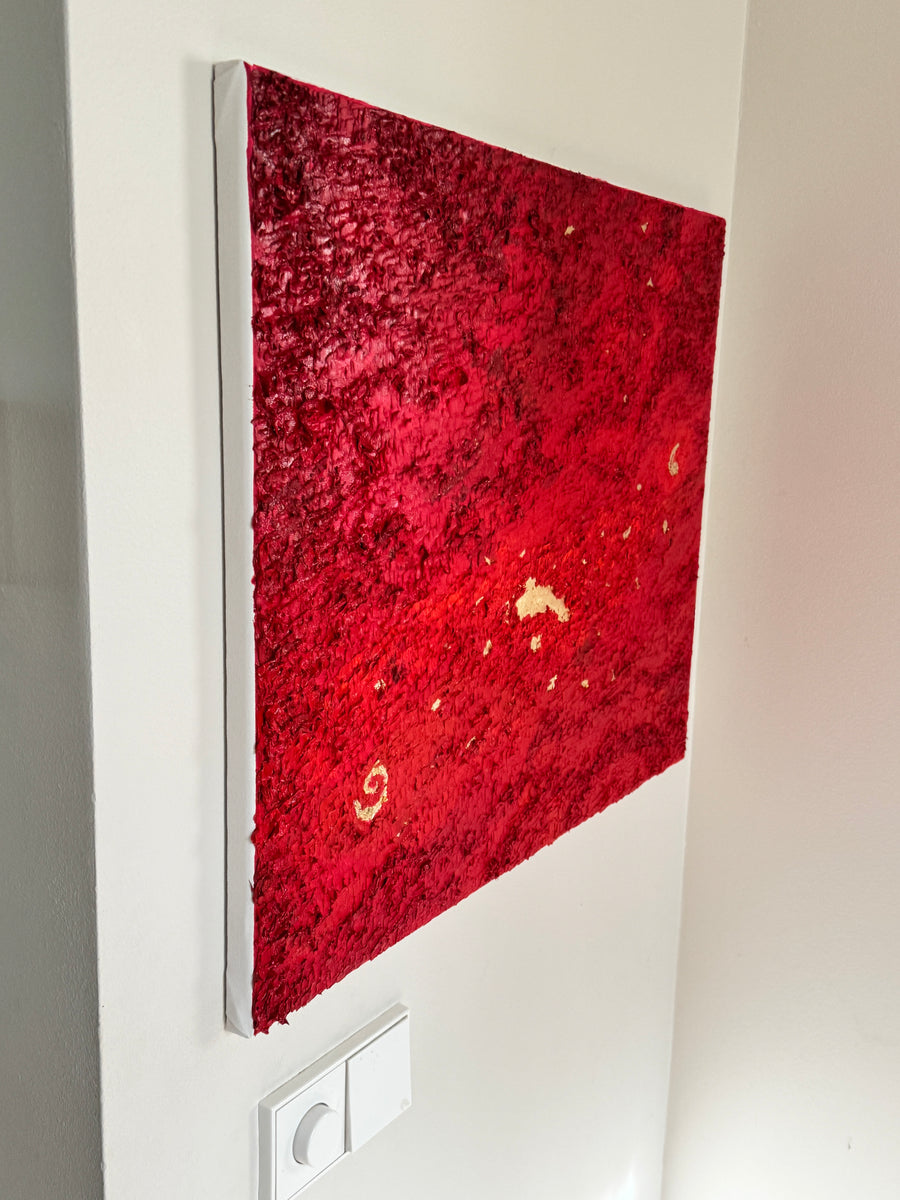 "Red euphoria", 2025, 50x60cm, sold (Switzerland)