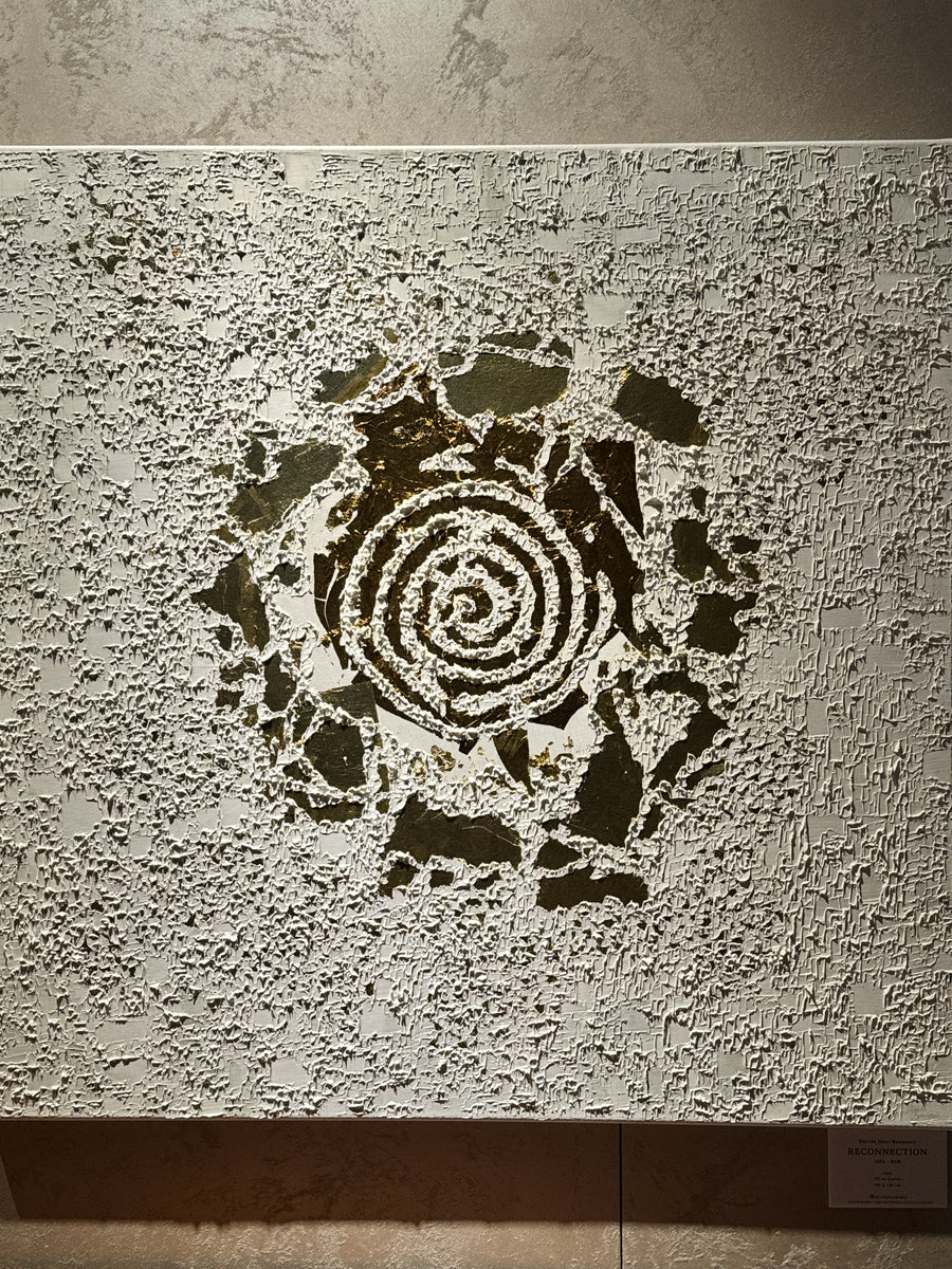 "Reconnection", 2022, 100x100cm, sold (Croatia)