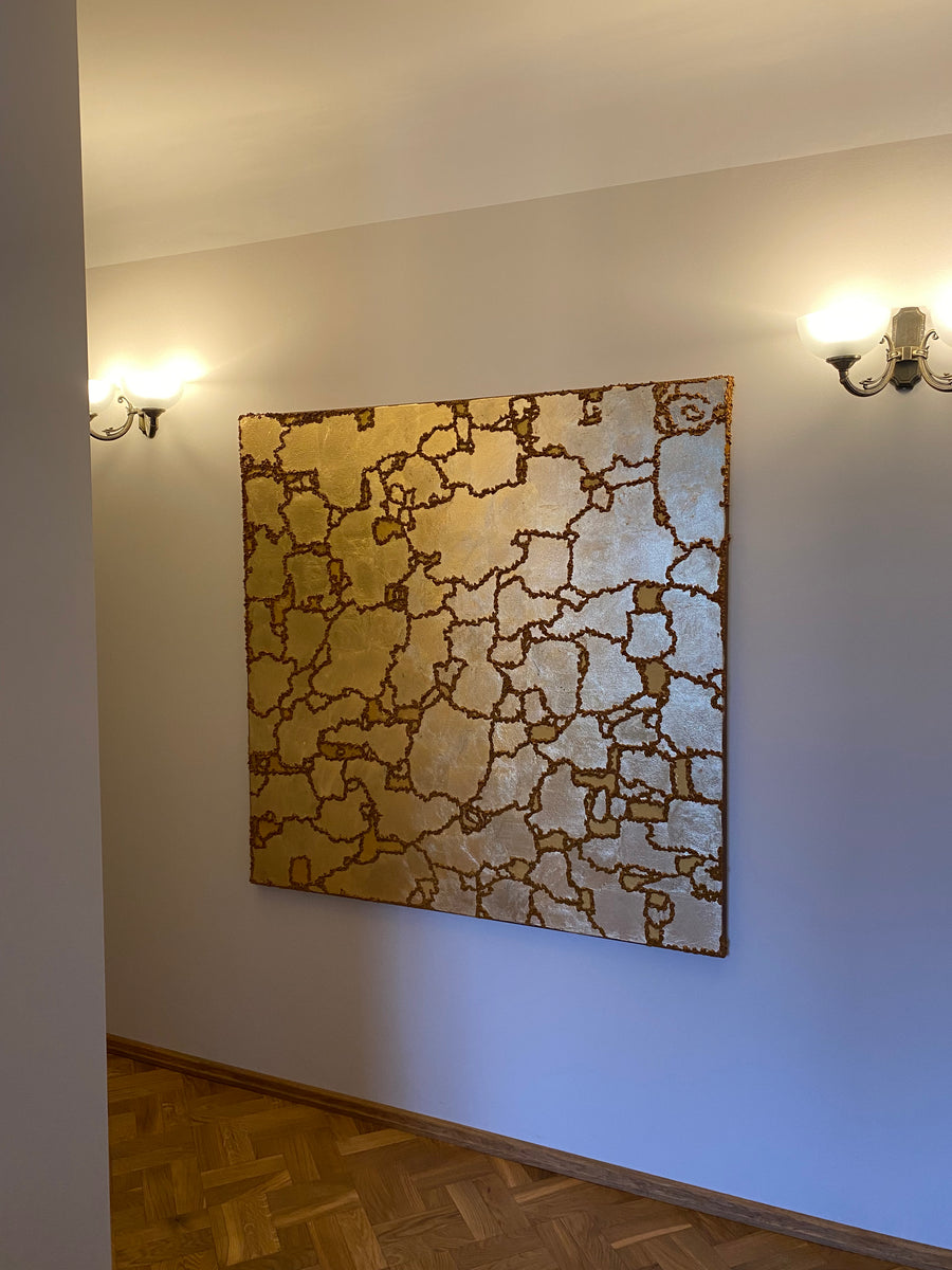 "Gold", 2021, 150x150cm, sold (Germany)