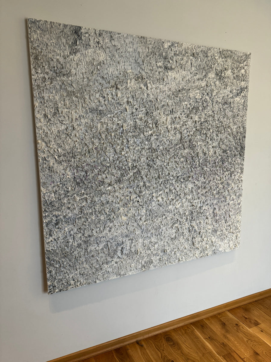 "Harbor Grey", 2022, 150x150cm, sold (Latvia)