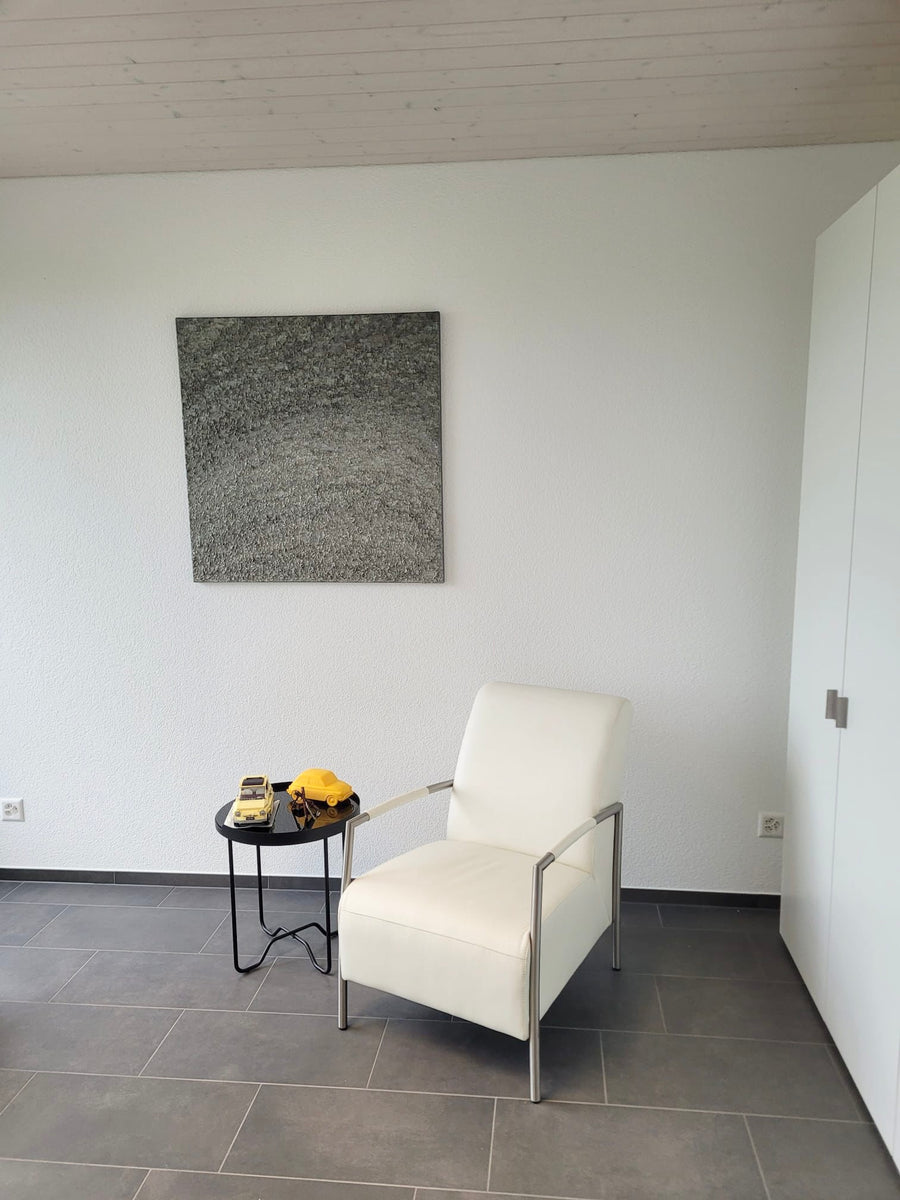 "Stone Grey", 2022, 90x90cm, sold (Switzerland)